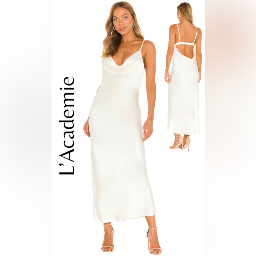 Revolve L'academie Rumi Dress In Ivory